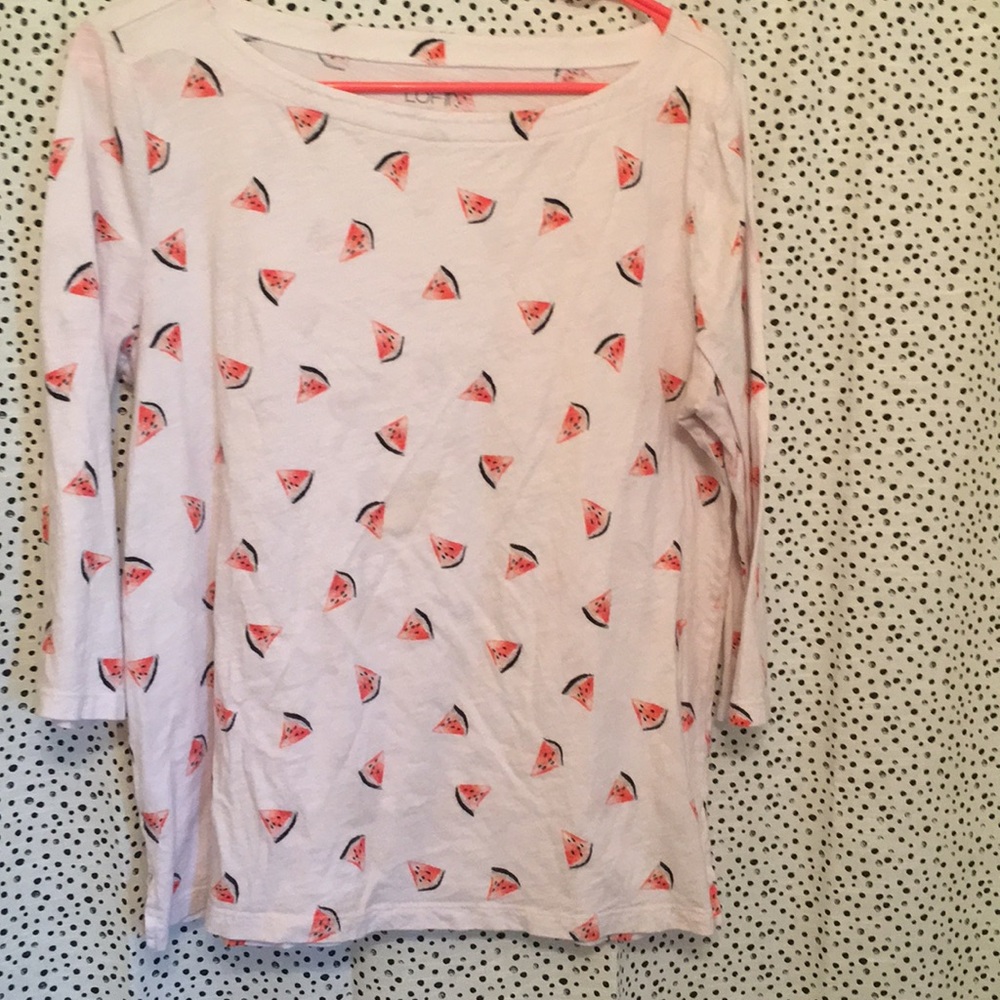 Loft three quarter length sleeve shirt